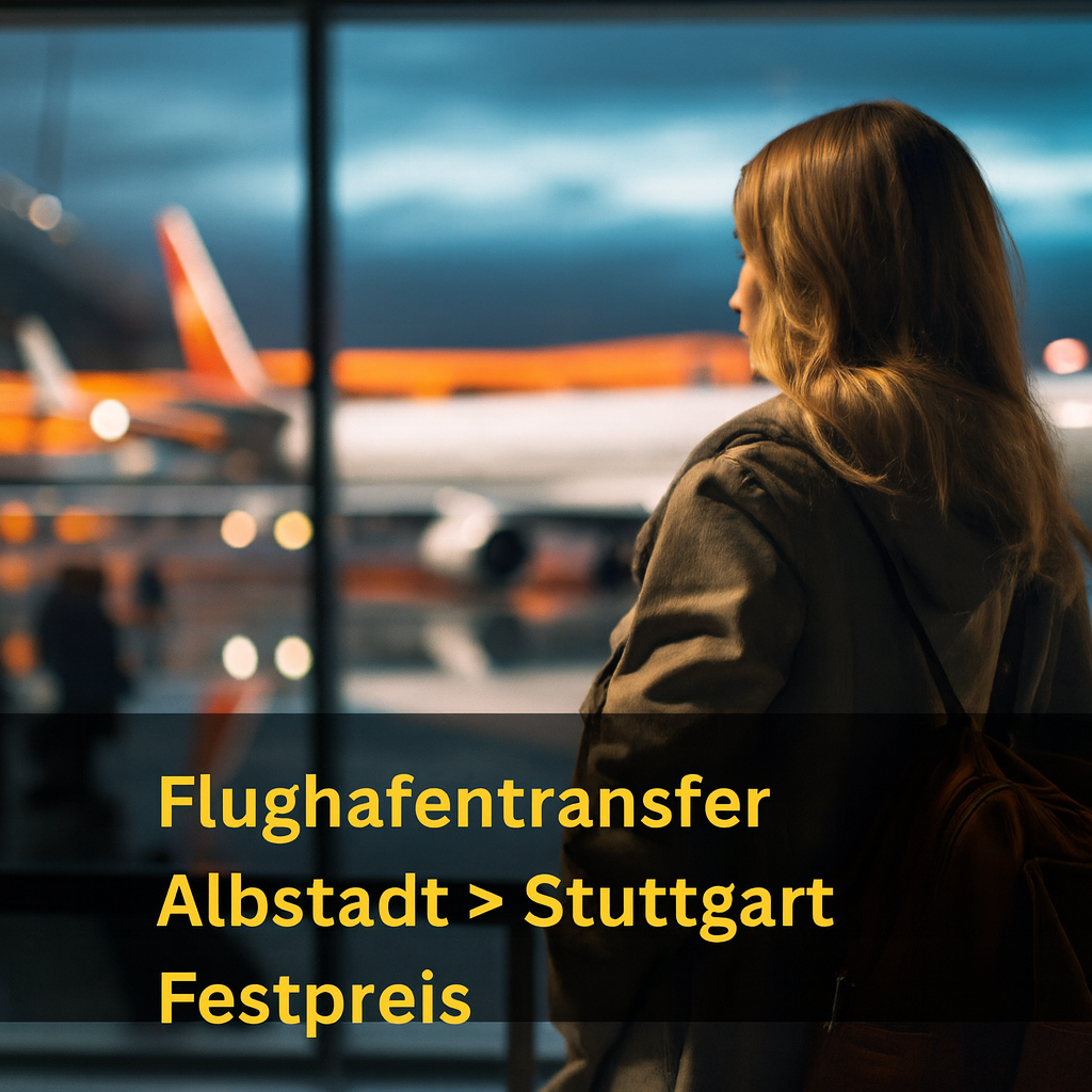 Flughafentransfer Albstadt Stuttgart Festpreis